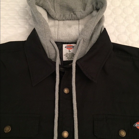 Dickies Other - DICKIES HOODED BLACK JACKET IN LIKE NEW CONDITION!